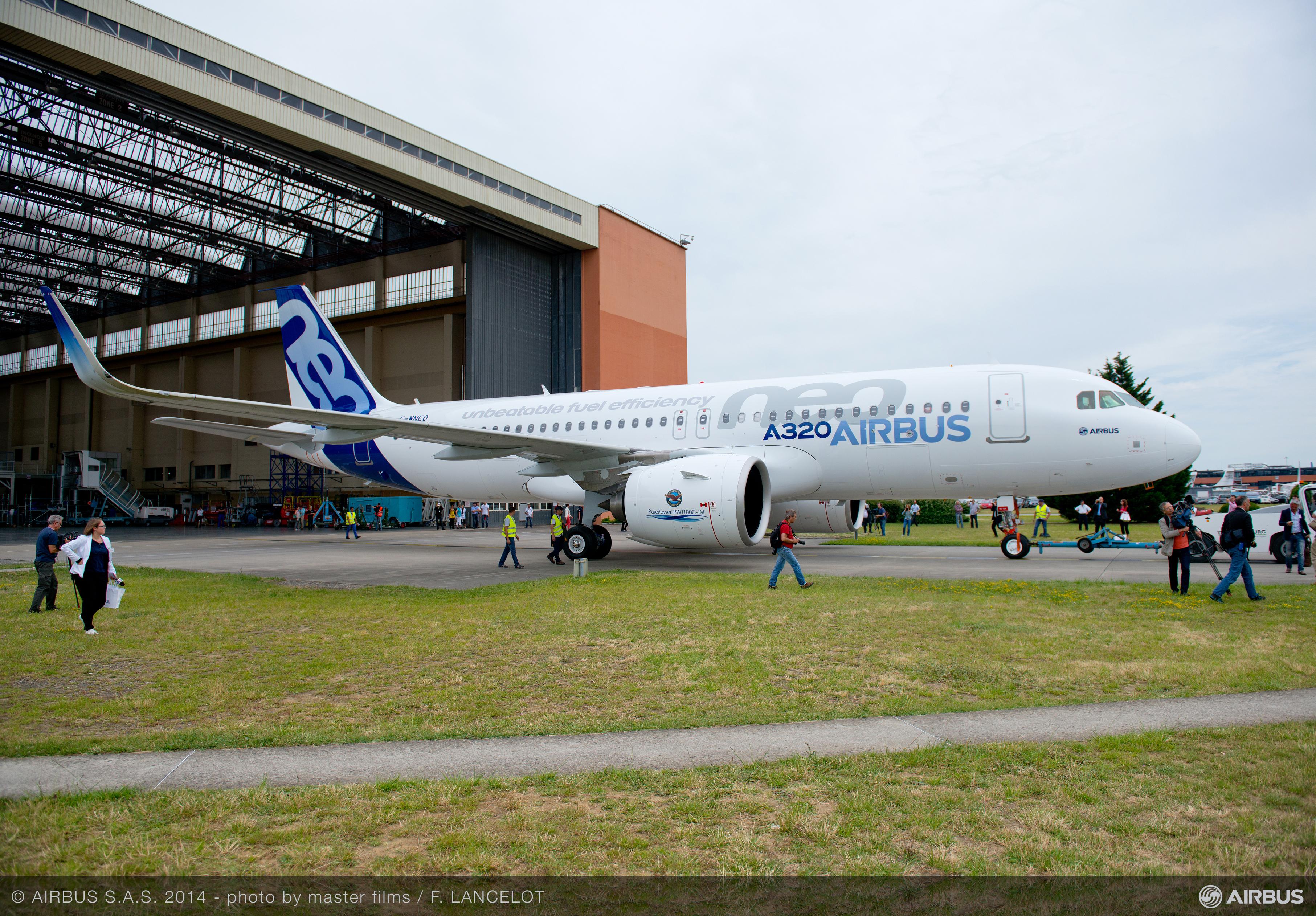 First Airbus A320neo Completed Airport Spotting