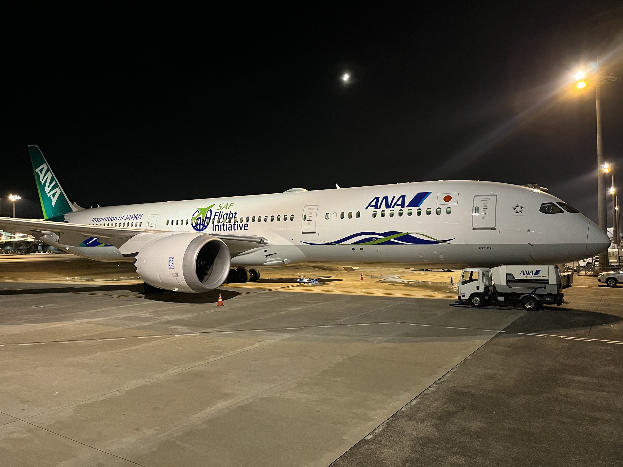 模型・プラモデル ANA 787-9 Future promise グリーンジェット 全日空